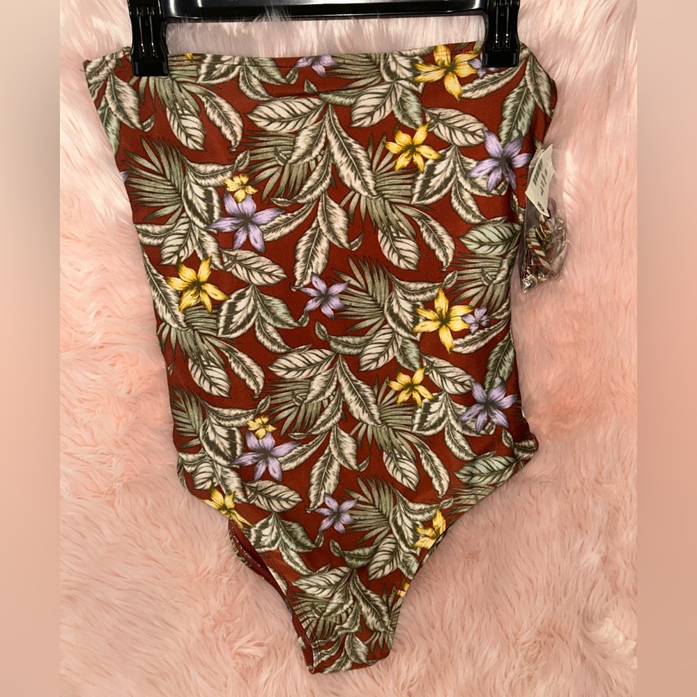 AERO Swim Tropical Floral One Piece Bathing Suit